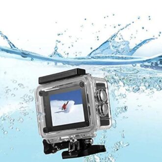 KTG 4K 30Fps Action Ultra Hd Camera with Accessories Kit WiFi 16 MP170 Degree Wide Angle Lens 98FT Underwater Waterproof ditgital Camera YouTube Vlogging Bike Helmet vlogging Easy to use Safe (Black)