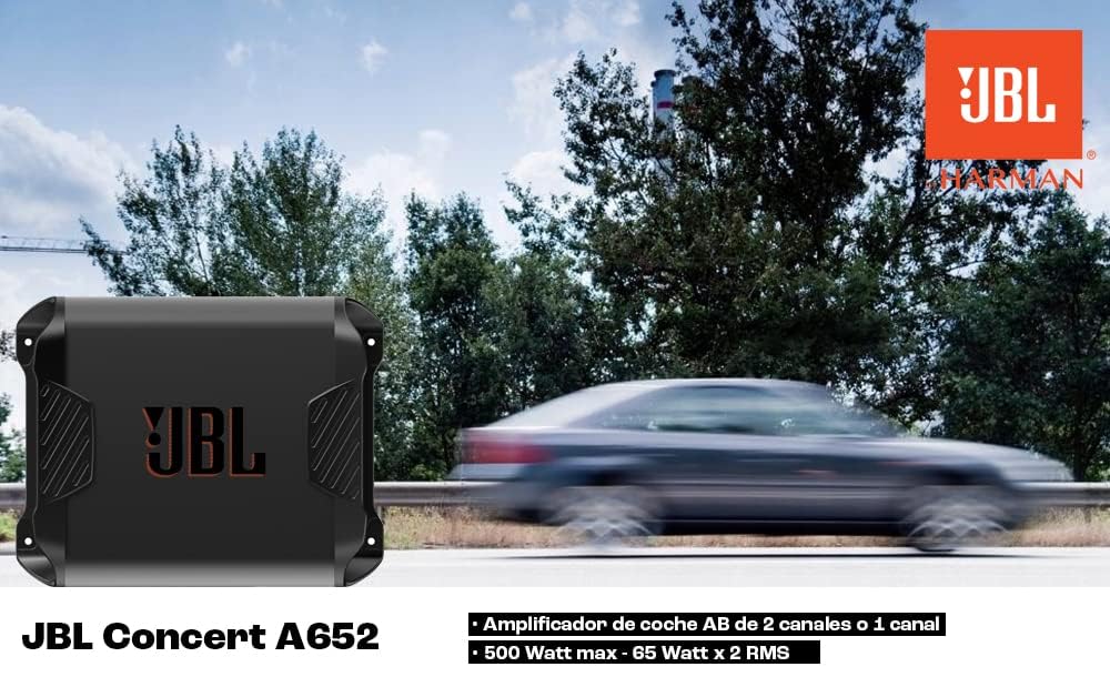 JBL Concert A652 500W 2-Channel Compact Footprint Amplifier. Equipped with Adjustable High-Pass/Low-Pass Crossover Filter, Auto Turn ON Facility, Can Connect Speakers, Tube Subwoofer, Subwoofer. - Image 6