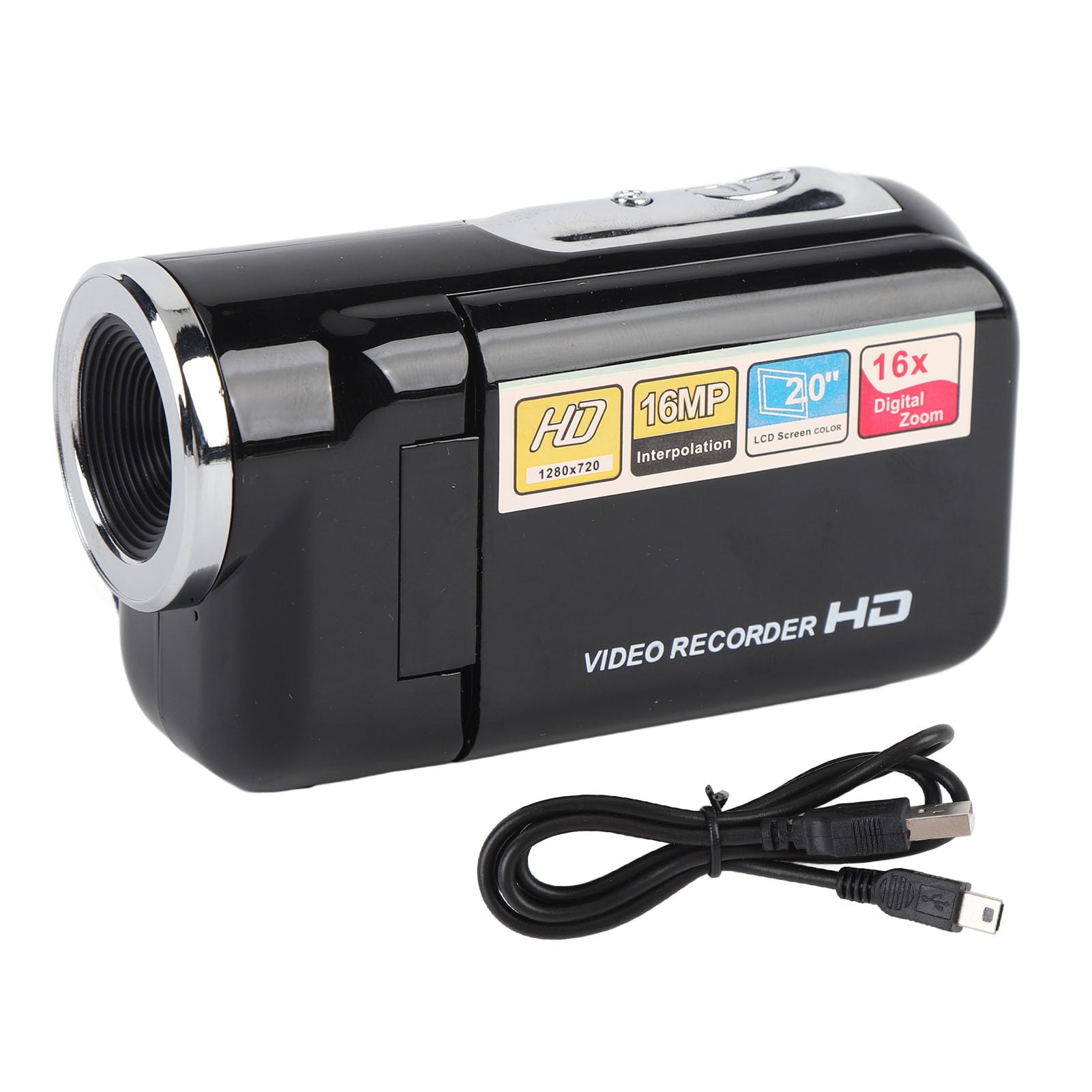 shenruifa Digital Video Camera 2 Inch Color Screen 1080P 16MP 16x Zoom DV Camcorder for Travel Campus Growth Record (shenruifafmgduozv92-11) - Image 3