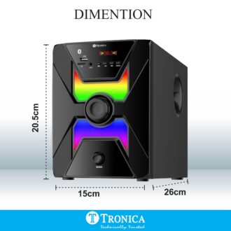 Tronica Super King 3.1 Channel 35W Complete Bluetooth Home Theatre System with Subwoofer, Remote Control, Aux,Pen Drive,FM & Smart TV Support