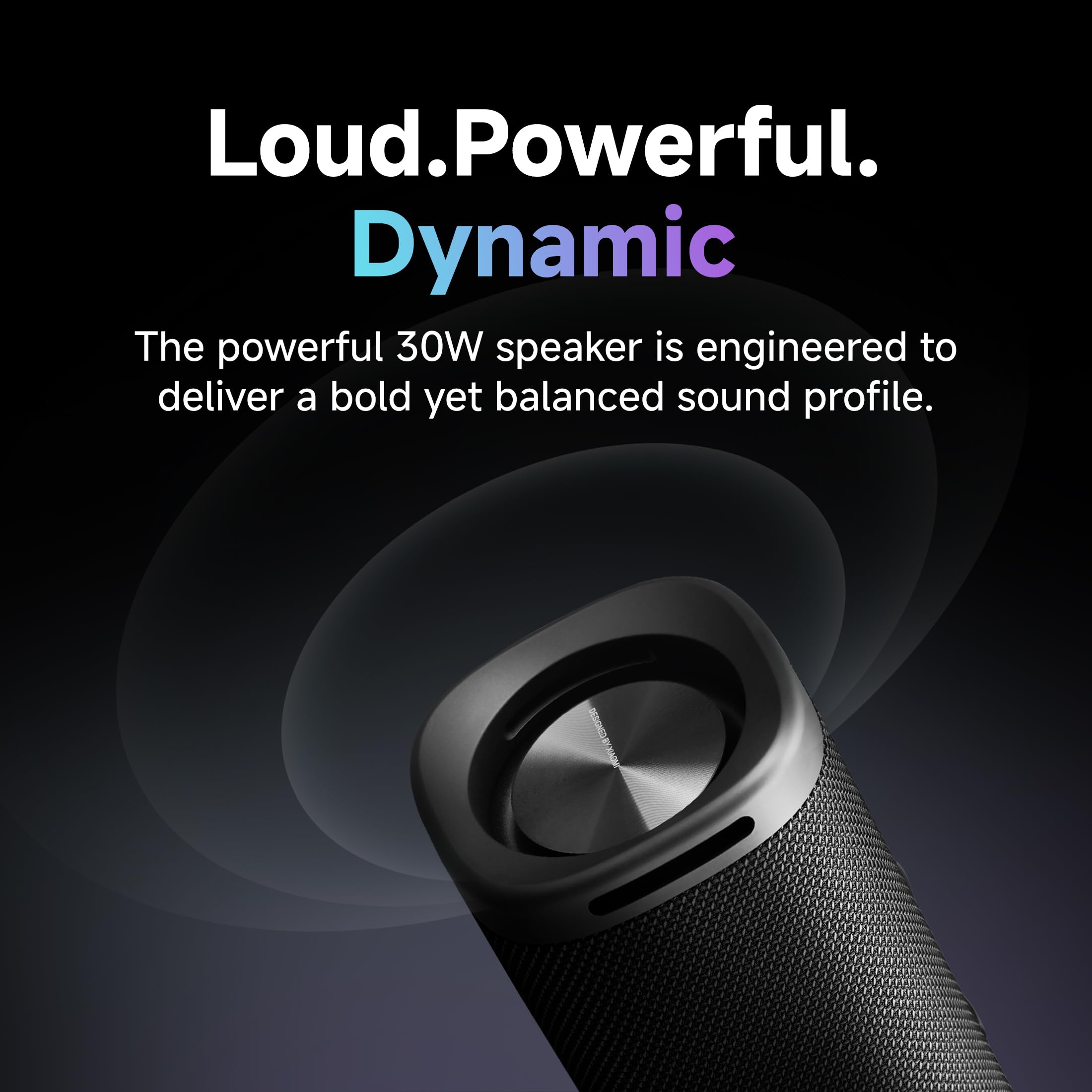 XIAOMI Sound Outdoor Speaker (Black) | 30W Hi-Quality Speaker with Mic | Upto 12hrs Playback Time | IP67 Waterproof & Type C | Wireless Stereo Pairing - Image 4