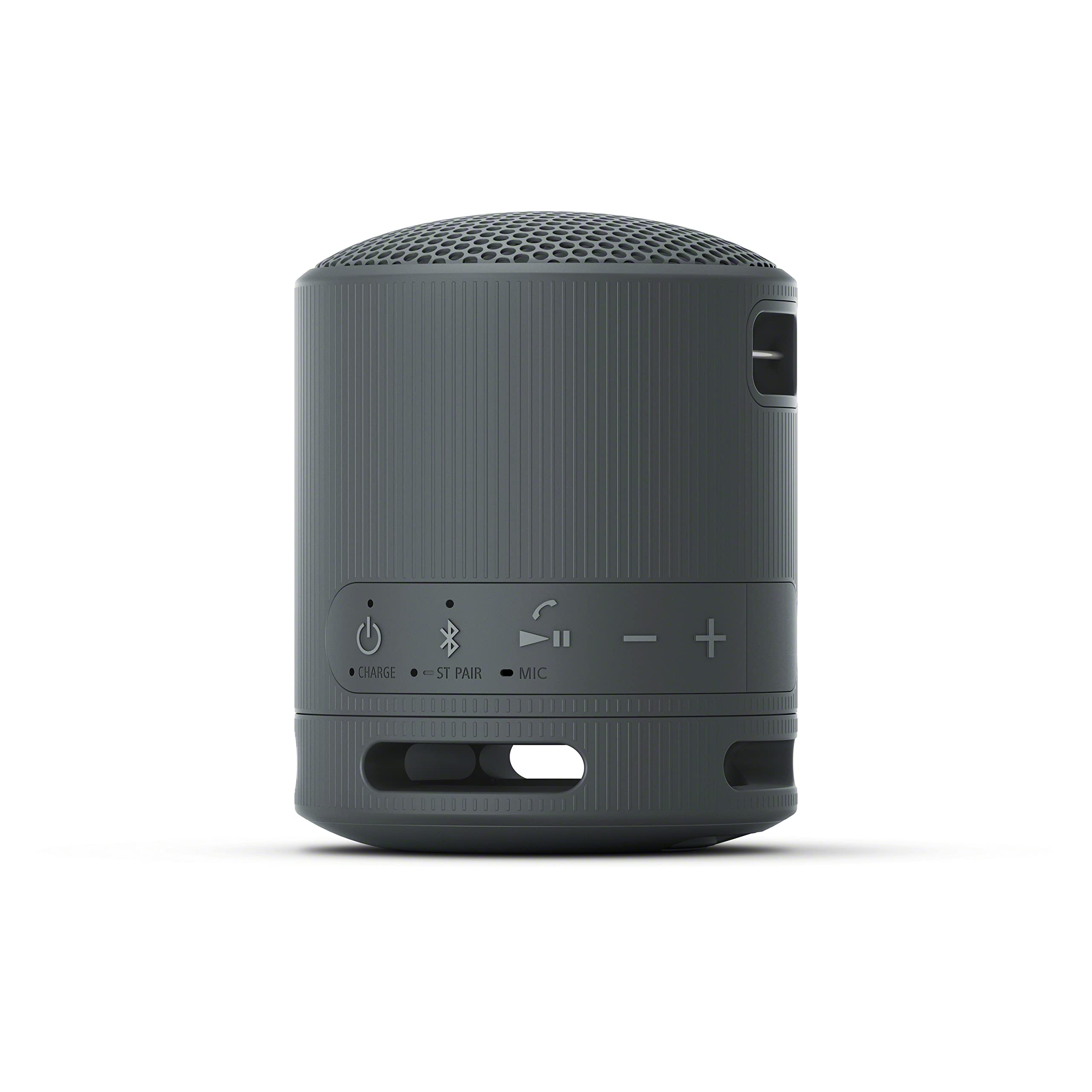Sony SRS-XB100 Wireless Bluetooth Portable Lightweight Super-Compact Travel Speaker, Extra-Durable IP67 Waterproof & Dustproof, 16 Hrs Batt, Versatile Strap, Extra Bass & Hands-Free Calling-Black - Image 7