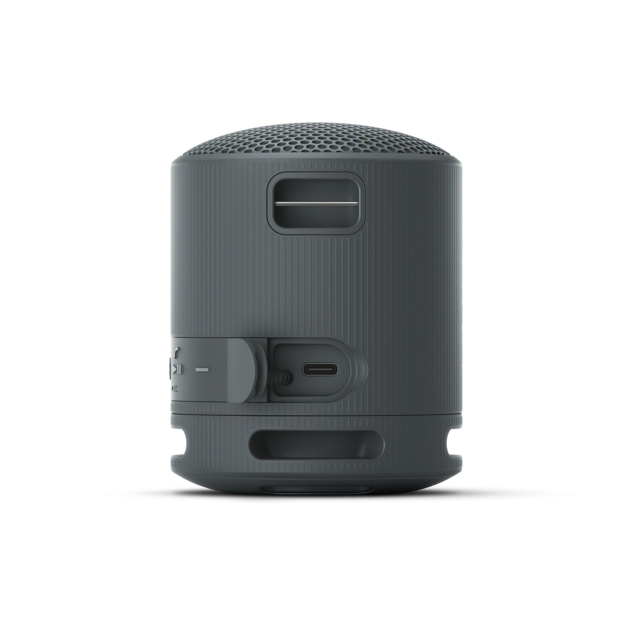 Sony SRS-XB100 Wireless Bluetooth Portable Lightweight Super-Compact Travel Speaker, Extra-Durable IP67 Waterproof & Dustproof, 16 Hrs Batt, Versatile Strap, Extra Bass & Hands-Free Calling-Black - Image 5