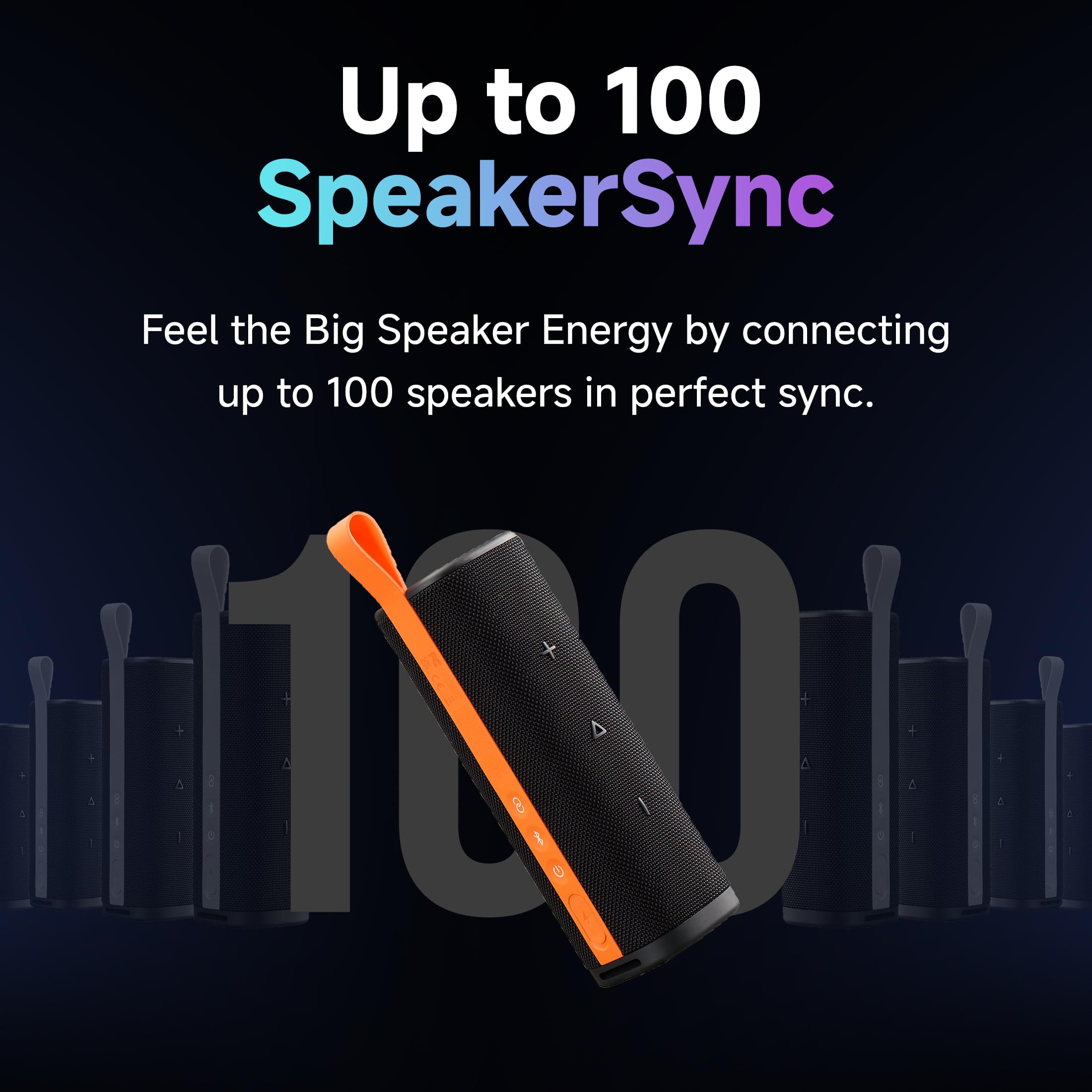 XIAOMI Sound Outdoor Speaker (Black) | 30W Hi-Quality Speaker with Mic | Upto 12hrs Playback Time | IP67 Waterproof & Type C | Wireless Stereo Pairing - Image 6