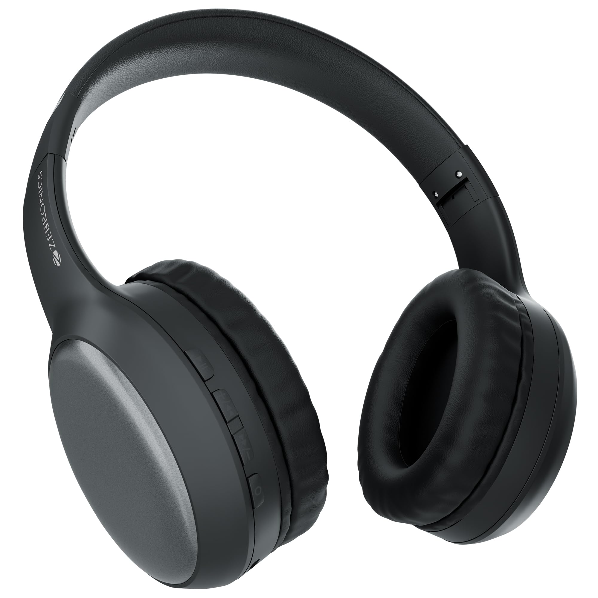 Zebronics Thunder Max (2026 Upgrade) Wireless Headphones, BT v6.0, Upto 120hrs Playback, 40mm Drivers, ENC, Gaming Mode, Dual Pairing, AUX, Rapid Charge, 3 EQ Modes, Voice Assistant, (Black) - Image 2