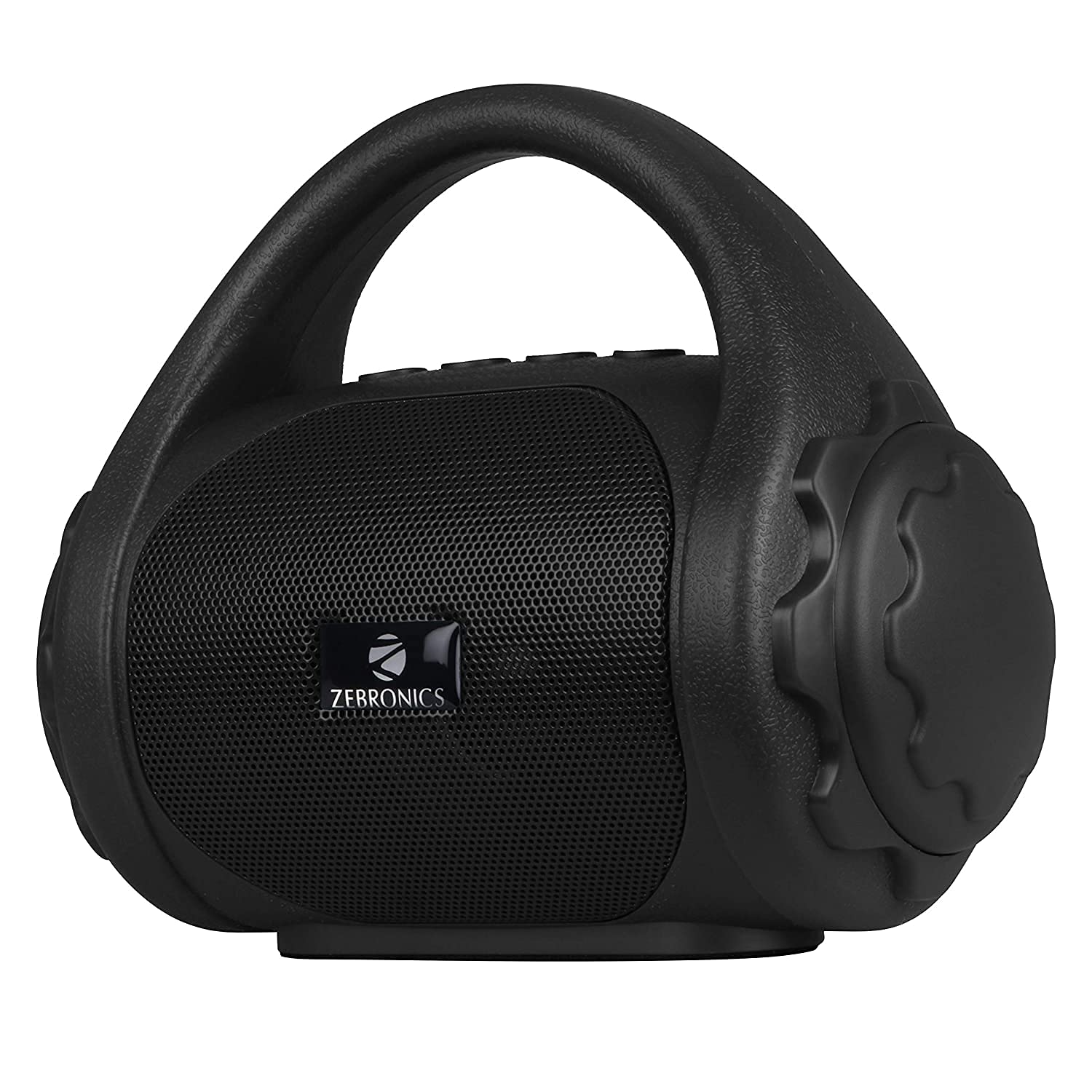 Zebronics ZEB-COUNTY 3W Wireless Bluetooth Portable Speaker With Supporting Carry Handle, USB, SD Card, AUX, FM & Call Function. (Black) - Image 2