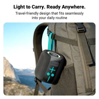 Zebronics 2026 Launch Portable Bluetooth Speaker, 5W RMS, Up to 10Hrs Playback, Passive Radiator, TWS, BT v5.4, USB & mSD, 9 RGB Modes, Splash Proof, Type-C Charging (Sonic POD 15)