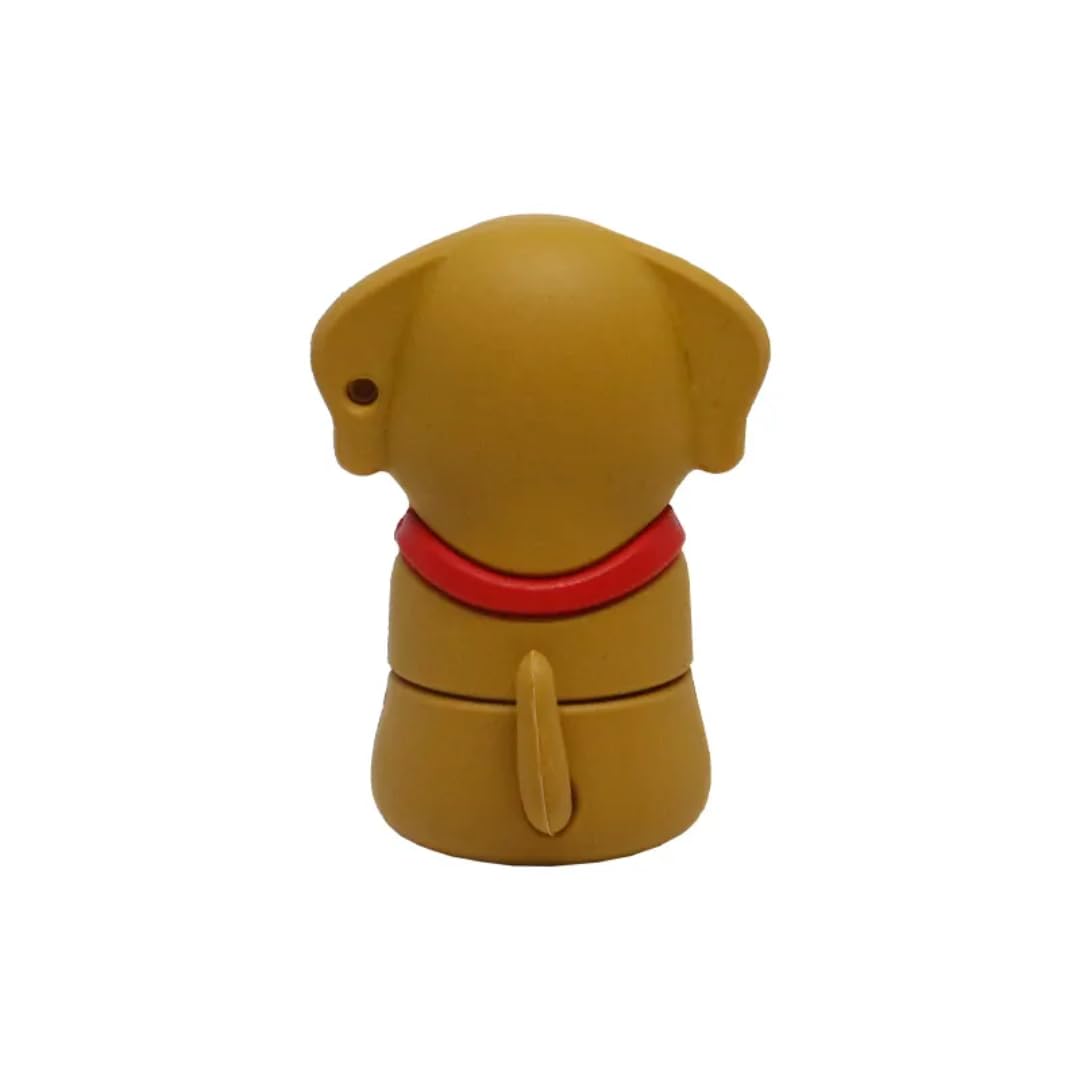 SippyTales~Cute Dog USB Flash Drive, Brown Puppy Design Memory Stick with Red Bone Collar, Novelty Animal Storage Device, 2.0 Pen Drive, High Speed Data Transfer (4, GB) - Image 6