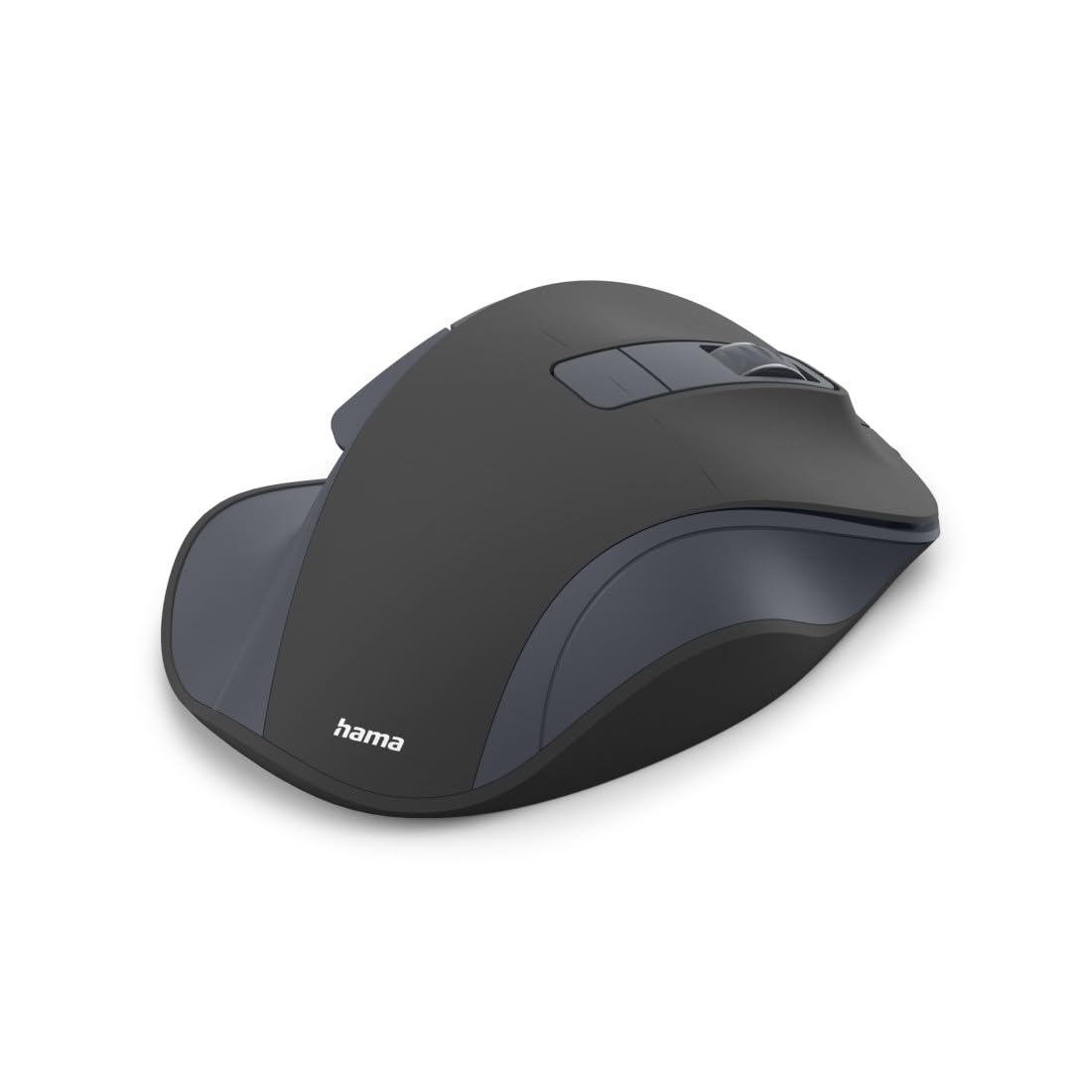 Wireless Rechargeable Mouse with Battery, Ergonomic Shape, 6 Buttons, 800/1200/1600 DPI, AI Assistant, 2.4 GHz, Ideal as Computer Mouse, Laptop Mouse, Black - Image 3