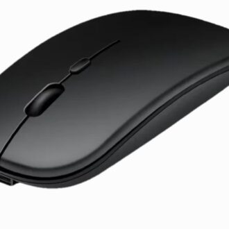 Wireless Mouse, Bluetooth and 2.4G Dual Mode, Rechargeable (Black)