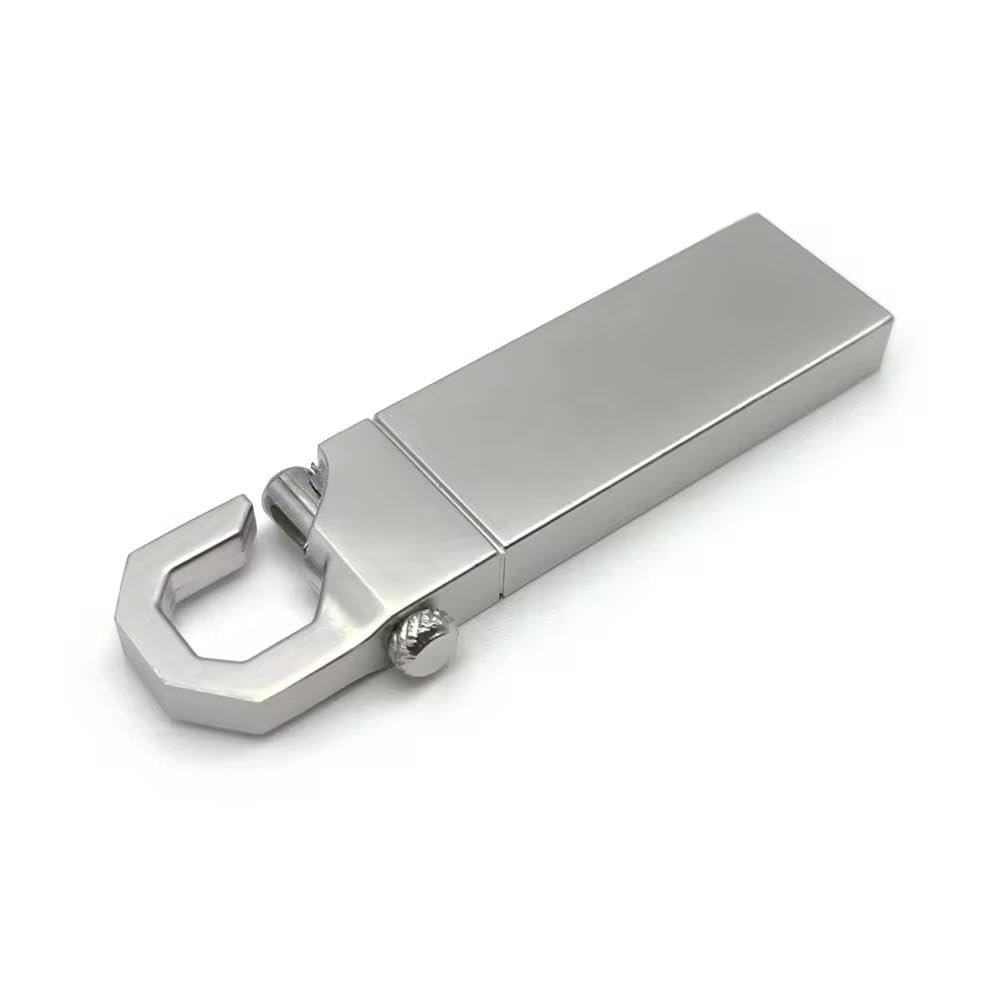 SippyTales® 64GB Hook Metal Pendrive USB 2.0 | Keychain Flash Drive High Speed Storage | Bulk Pendrive for Corporate Gifting & Promotional Use | Affordable Budget USB Drive - Image 2