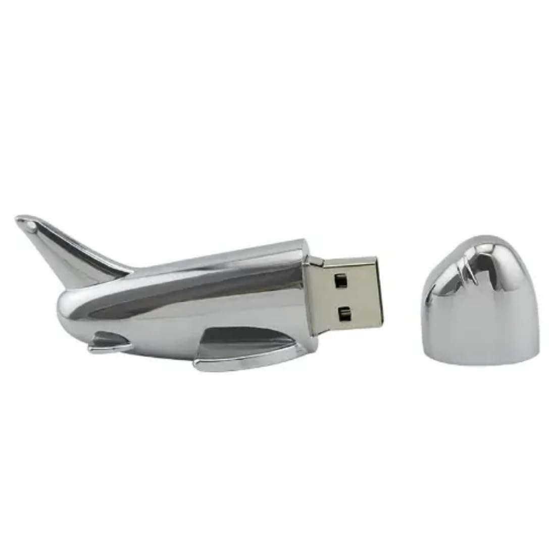 SippyTales® Aeroplane Shape Metal Pen Drive, Interface 2.0, Upto 10mbps, 1Pc, Corporate Gifting, Diwali Gifting, Professional use. (64, GB) - Image 4