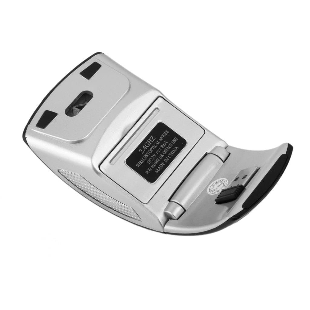 Generic Laptop PC 2.4GHz Wireless Foldable Folding Arch Optical Mouse USB Mice Black|Computers/Tablets & Networking | Keyboards, Mice & Pointers - Image 3