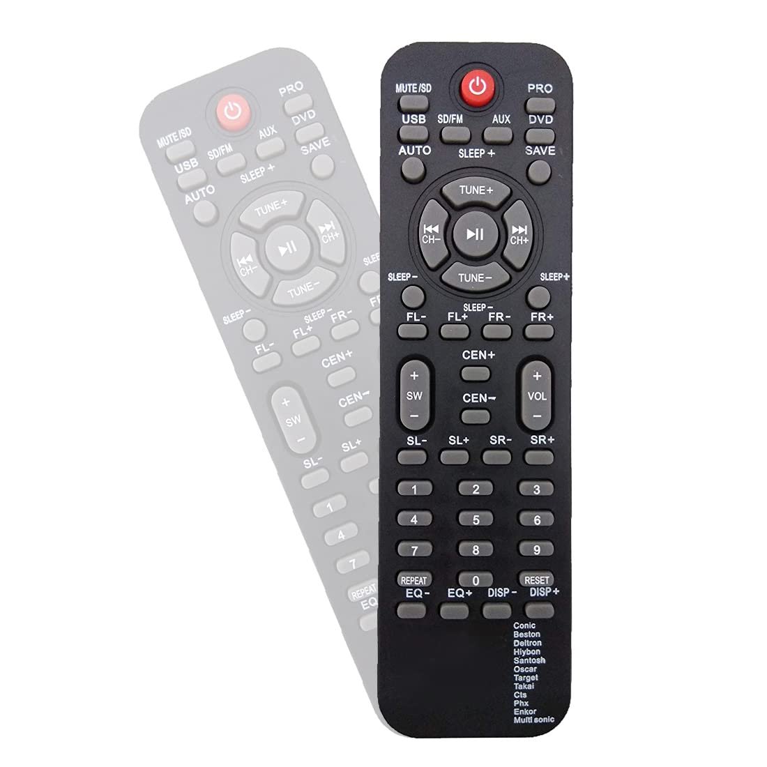 UN129 Compatible Home Theater Remote for Target-Takai-Santosh-Oscar-Deltron-Beston and Many More Assemble Chines Home Theater Remote - Image 2