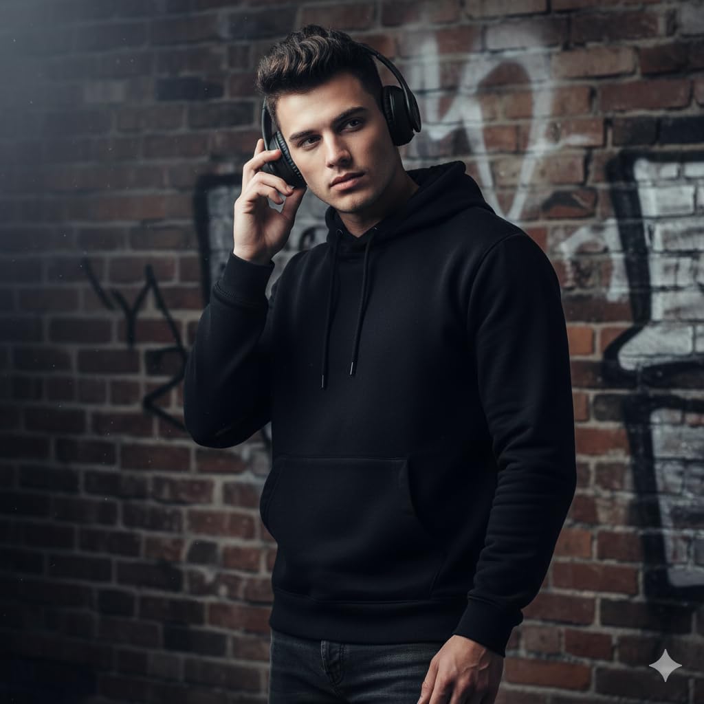 NakshSales Wireless Bluetooth Headphones with Deep Bass Stereo Sound, Foldable Over-Ear Design, Soft Cushioned Earpads & Built-in Mic for Music, Online Classes & Travel, Calls - Image 3