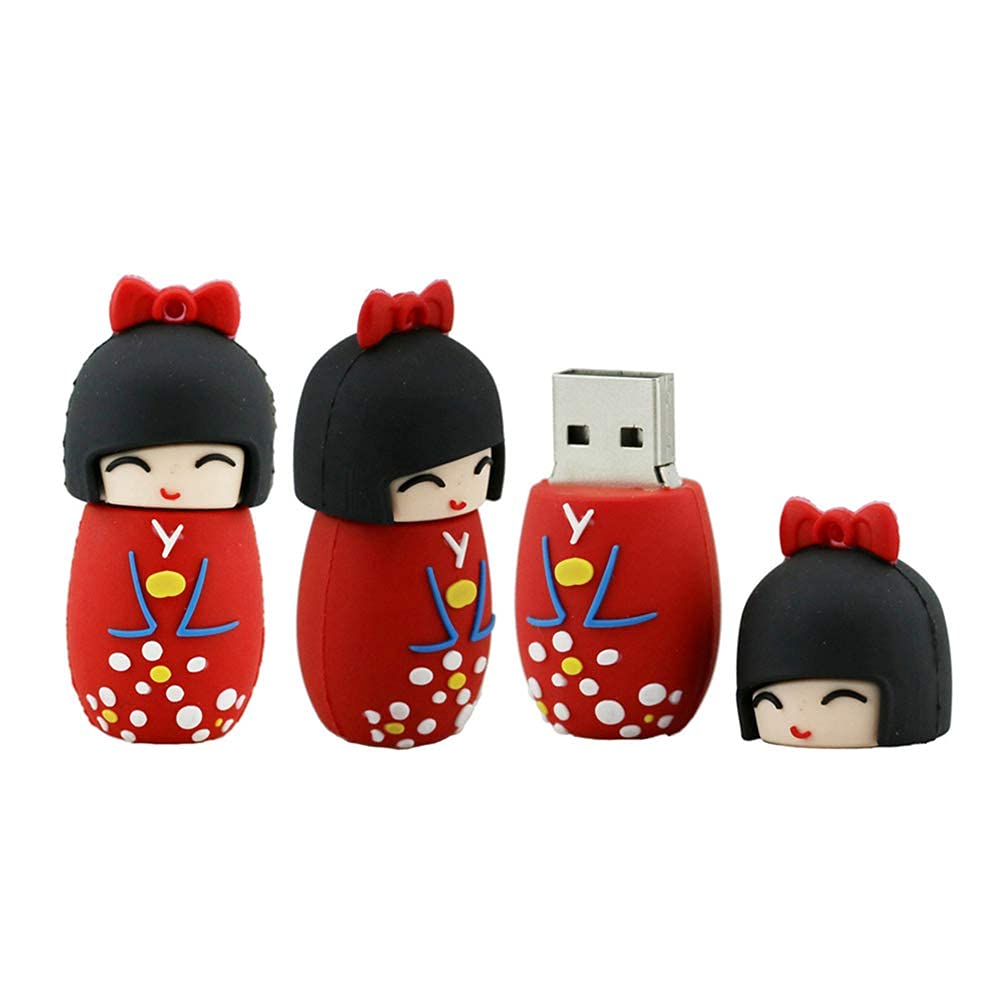 SippyTales~Cartoon Character USB Flash Drive – PVC Material, Cute Figurine Pen Drive, High Speed Data Storage, Portable Memory Stick for Laptop, PC & Car Audio, 1pc (16, GB)