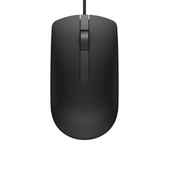 MS116 Wired Mouse, 1000 DPI, Scrolling Wheel, 2 Buttons, 1 x USB, Optical LED Tracking, Plug and Play, Scrolling Wheel, Black