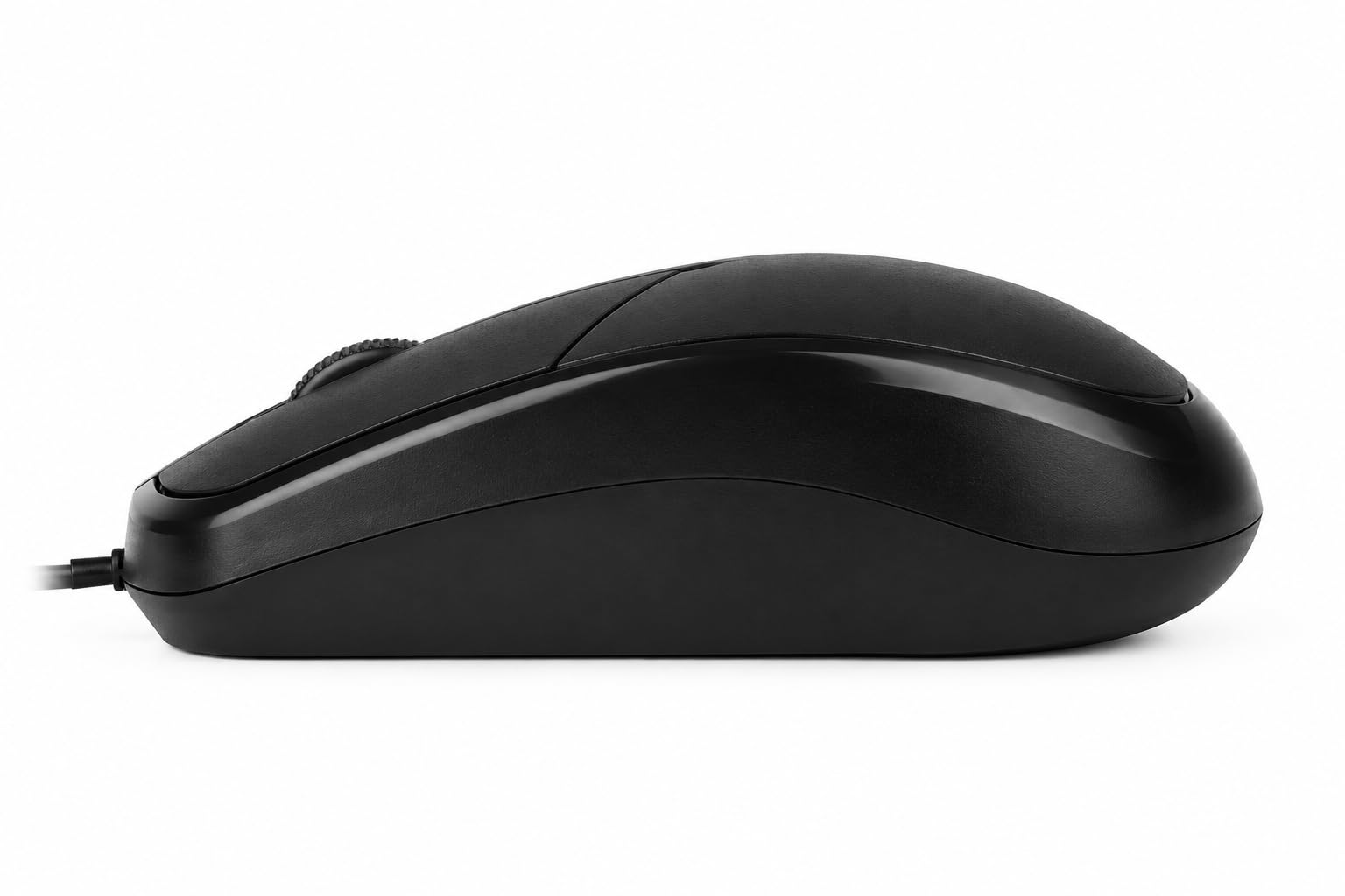 Wired USB Computer Mouse, Black, Optical, Scroll Wheel, 3 Button, Desktop Laptop PC - Image 4