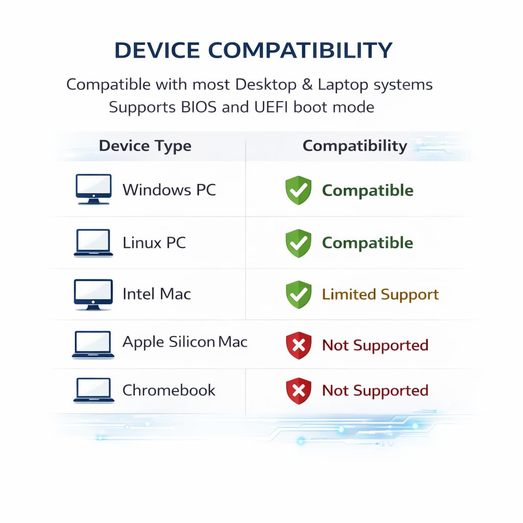 Bootable USB Pendrive for OS Installation | Windows 11 Compatible | System Repair & Recovery Flash Drive for Laptop & Desktop - Image 4