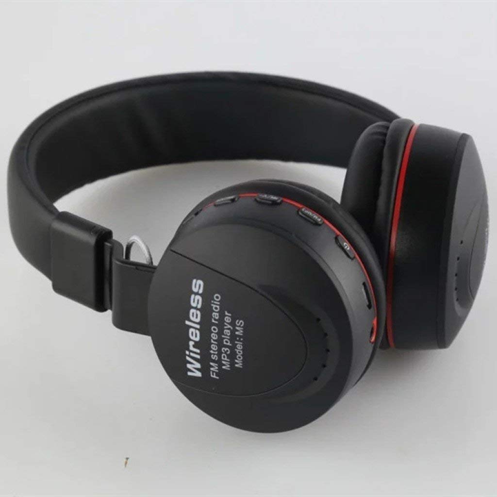 Premium 771 Wireless Bluetooth Headphones | Over-Ear Foldable Headset with Deep Bass, Noise Cancelling Mic, FM Radio, MP3 Player & Long Battery Life for Music, Gaming & Calls (Black) - Image 3