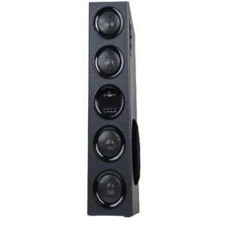 Bass Buzz Wireless Bluetooth Tower Speaker with Deep Bass |Portable Home Theater Audio System with USB, AUX & TF Card Support | Multi-Driver Stereo Sound Speaker for TV, Mobile, PC & Parties