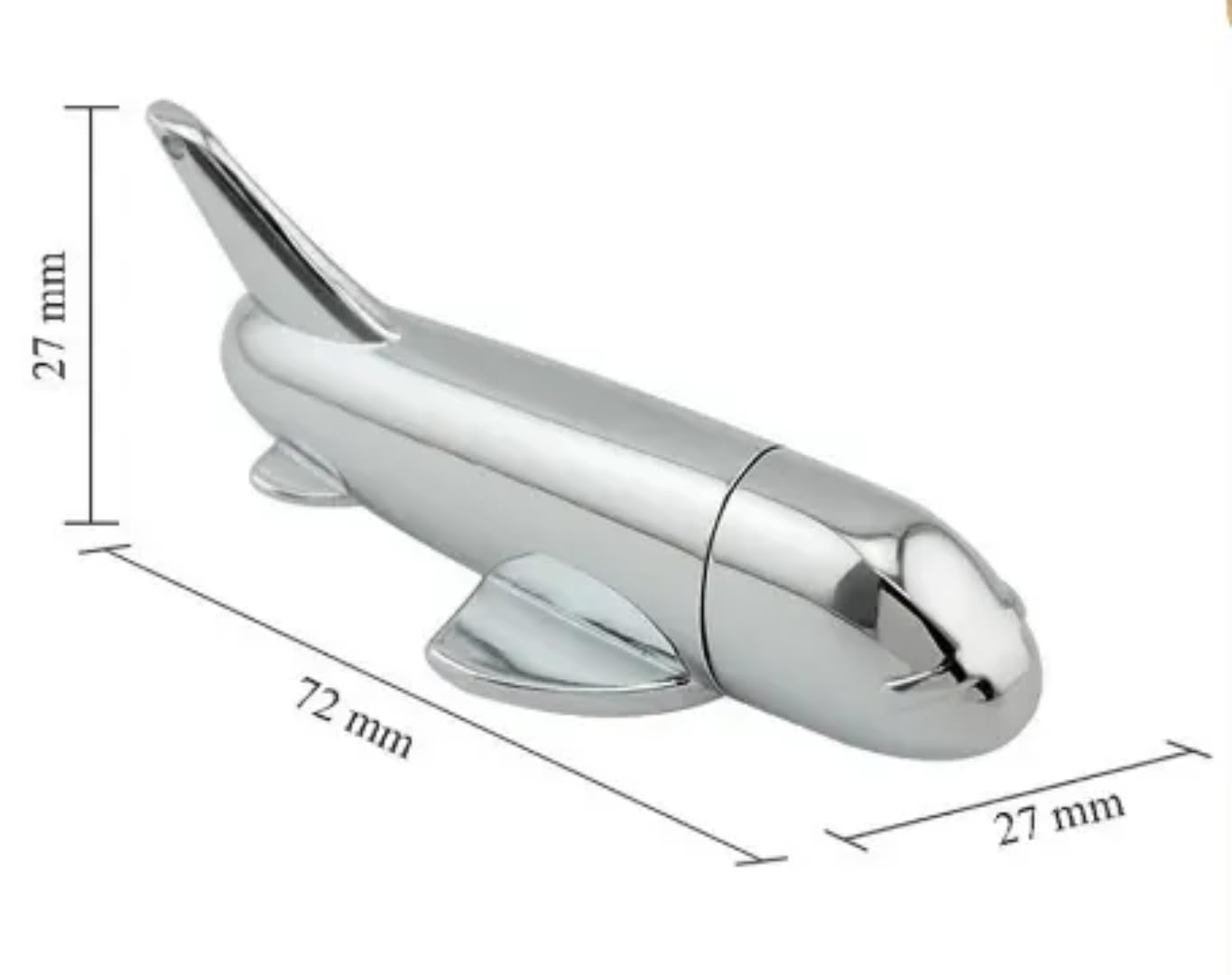 SippyTales® Aeroplane Shape Metal Pen Drive, Interface 2.0, Upto 10mbps, 1Pc, Corporate Gifting, Diwali Gifting, Professional use. (64, GB) - Image 6