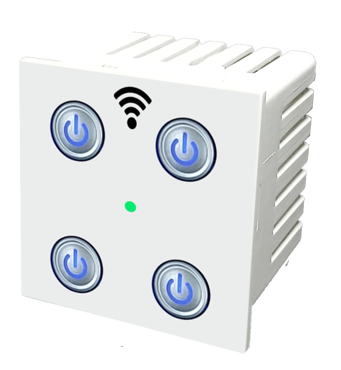 4 Port WiFi Smart Switch, Modular, Voice/App/Manual Control, Scheduling, Countdown Timer, Compatible with Alexa & Google Home, 2 YEAR WARRANTY (4 Port)