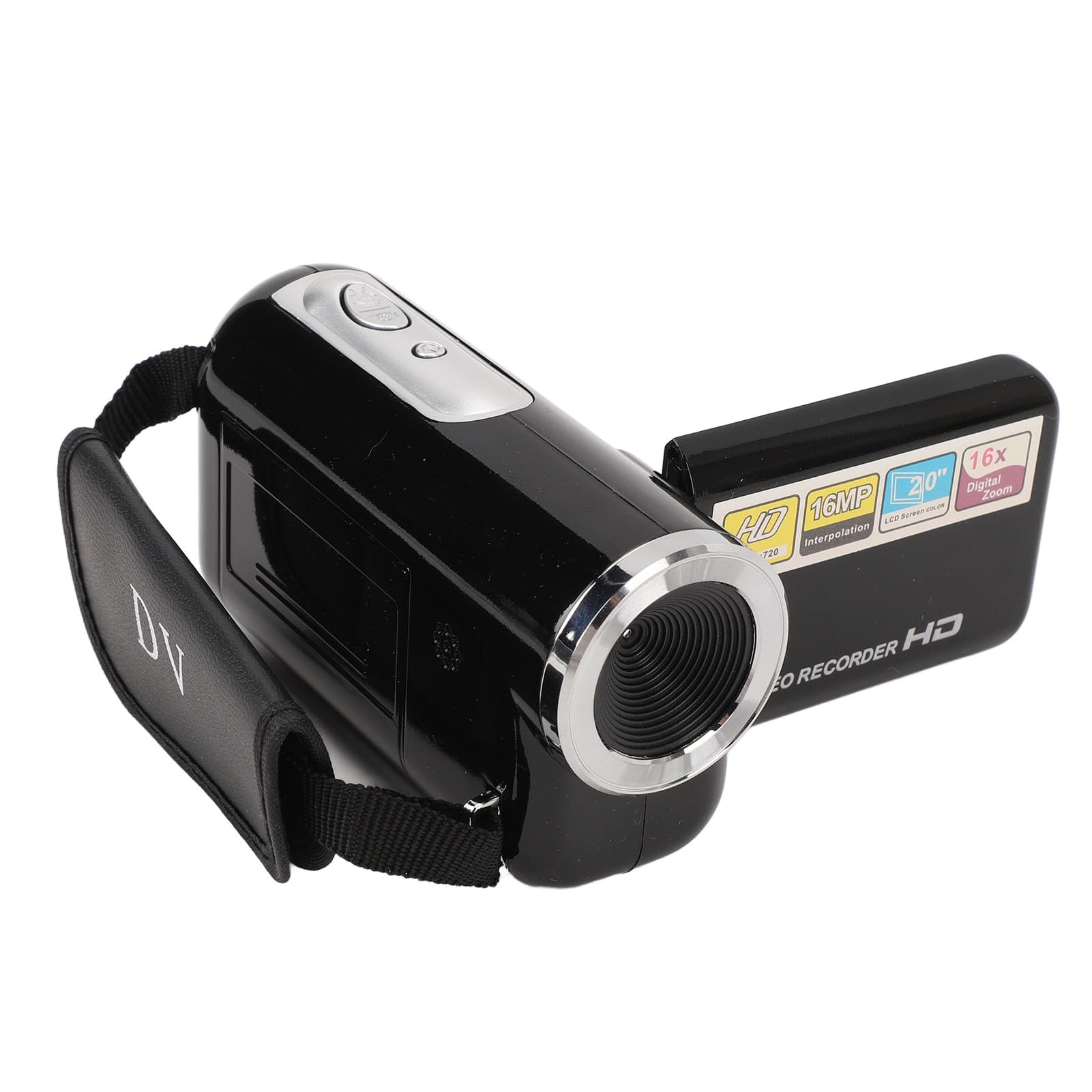 Portable 1080P Digital Video Camera, 16MP Camcorder with 16X Digital Zoom, 2.0 inch Rotatable Screen, Anti Shake, Vlogging Camera for Beginners - Image 2