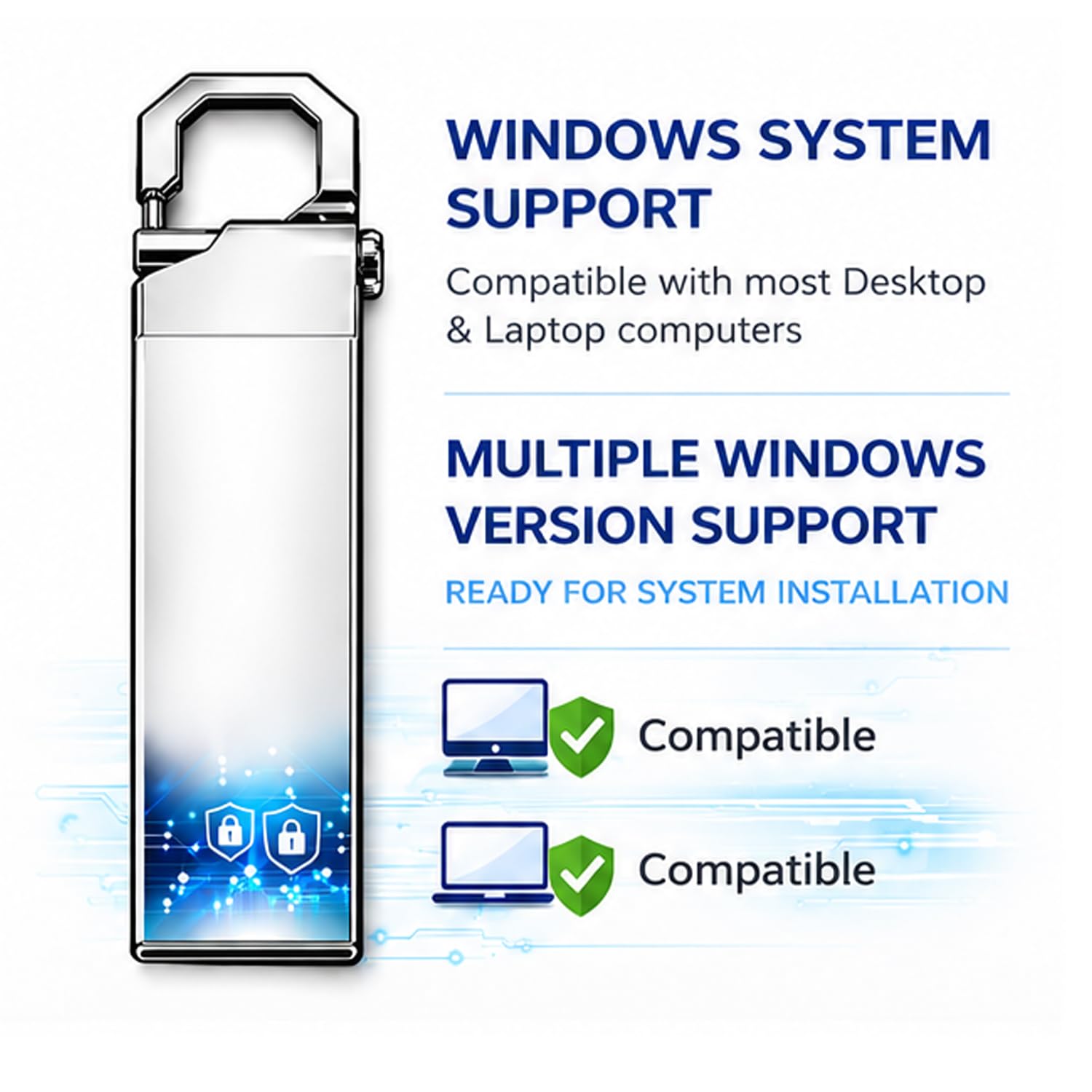 Bootable USB Pendrive for OS Installation | Windows 7, 8.1, 10 & 11 Compatible | System Repair & Recovery Flash Drive for Laptop & Desktop | with Live Kali Linux - Image 3