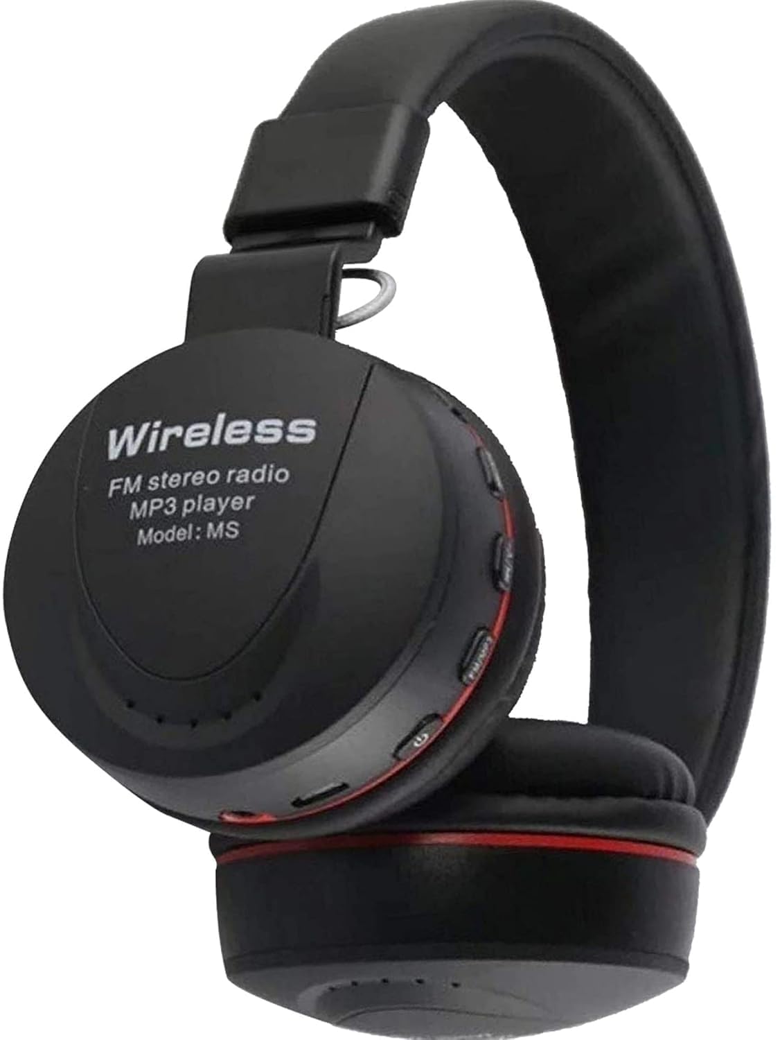 Premium 771 Wireless Bluetooth Headphones | Over-Ear Foldable Headset with Deep Bass, Noise Cancelling Mic, FM Radio, MP3 Player & Long Battery Life for Music, Gaming & Calls (Black) - Image 2