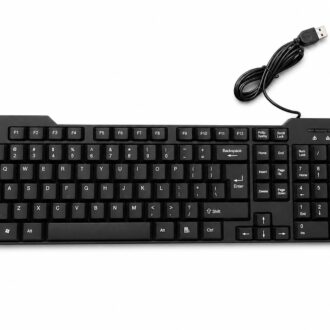 USB Wired Keyboard for PC & Laptop | Full Size Keyboard with Comfortable Typing Keys | Plug & Play Computer Keyboard
