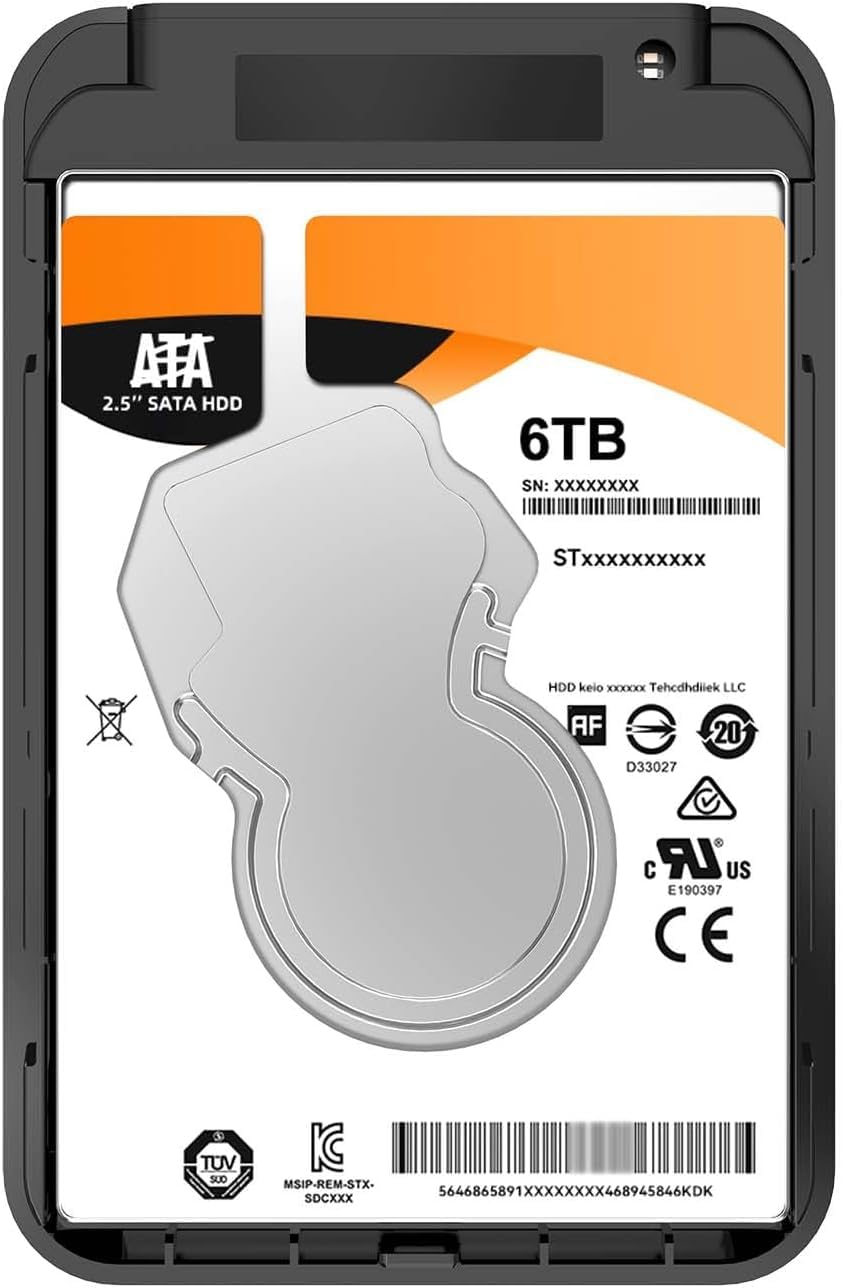Portable External HDD - 500 GB - 1 Year Warranty - USB 3.0 for PC Laptop Windows Mac Portable Hard Disk Drive - High Speed Hard Disk Drive - Image 2