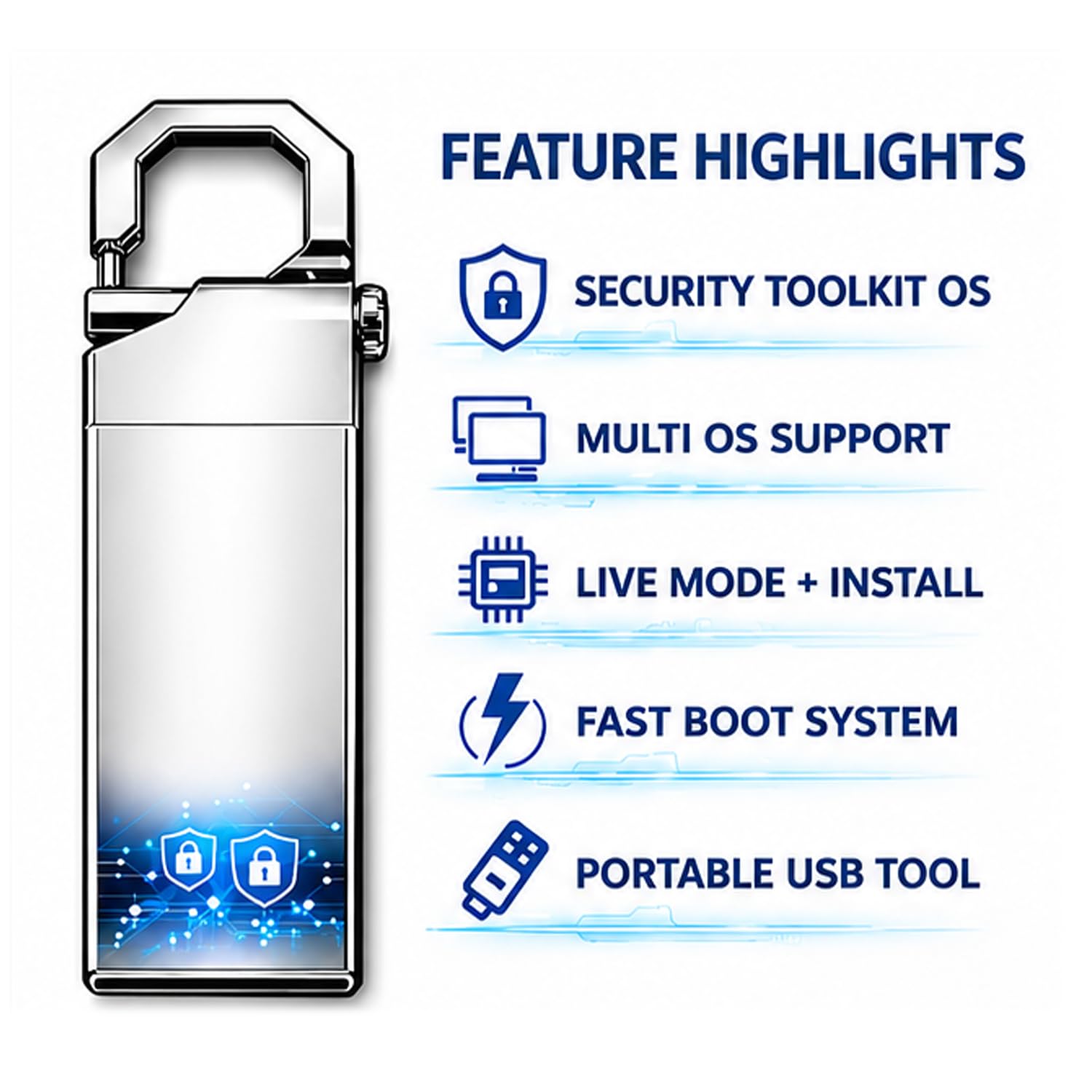 Bootable USB Pendrive for OS Installation | Windows 7, 8.1, 10 & 11 Compatible | System Repair & Recovery Flash Drive for Laptop & Desktop | with Live Kali Linux - Image 7