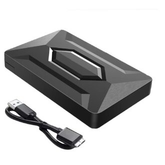 500GB Portable External Hard Drive USB 3.0, High Speed Data Transfers, Supports Windows, Linux and Mac OS Systems, Compatible with, PlayStations, TV, and Other Devices.(MAROWAK Hexagon)(k.t)