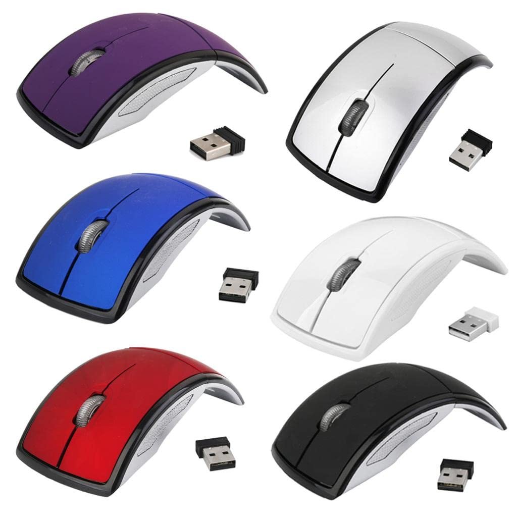 Generic Laptop PC 2.4GHz Wireless Foldable Folding Arch Optical Mouse USB Mice Black|Computers/Tablets & Networking | Keyboards, Mice & Pointers - Image 8