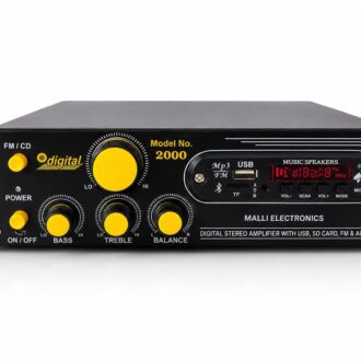 Digital Stereo Amplifier 2000 with USB, SD Card, FM & AUX