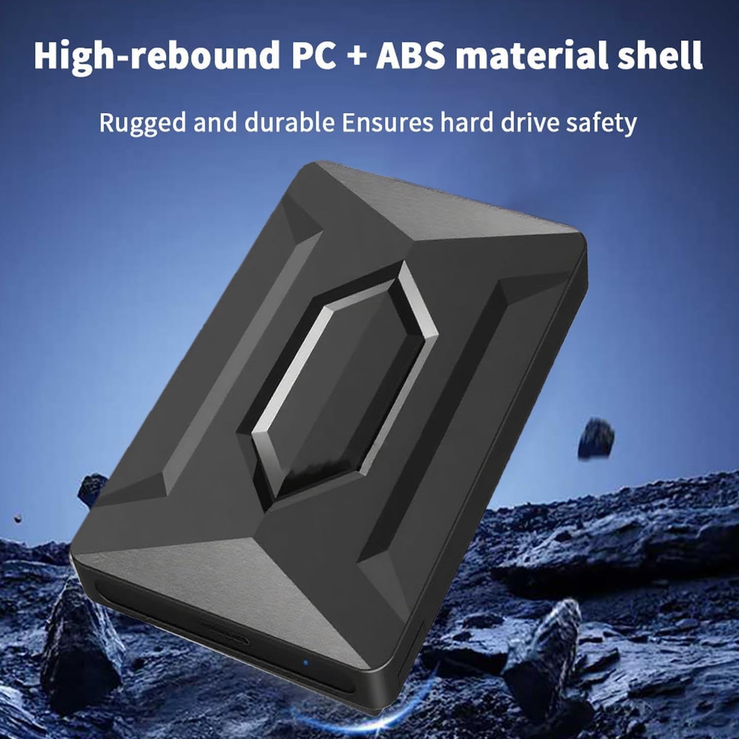 500GB Portable External Hard Drive USB 3.0, High Speed Data Transfers, Supports Windows, Linux and Mac OS Systems, Compatible with, PlayStations, TV, and Other Devices.(MAROWAK Hexagon)(k.t) - Image 4