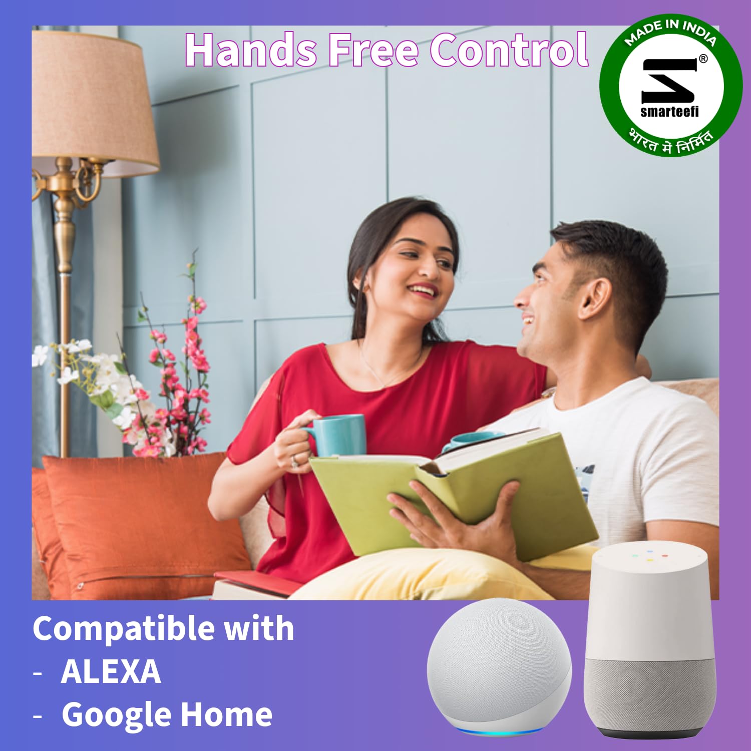 WiFi Smart Switch board | Guaranteed Schedules works Without Internet | 4 Smart Switches + 1 Smart Fan | Countdown Timer | Compatible with Alexa & Google Home (FB41-6M-SN) - Image 2