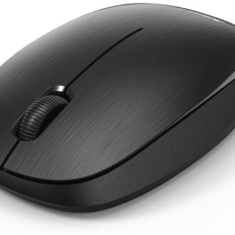 MW-110 Wireless Mouse, 1000 DPI Optical Sensor, 2.4GHz Wireless Nano USB, 10m Range, 3-Button, Ambidextrous, Ergonomic Mouse (Black) 5 yrs. Warranty