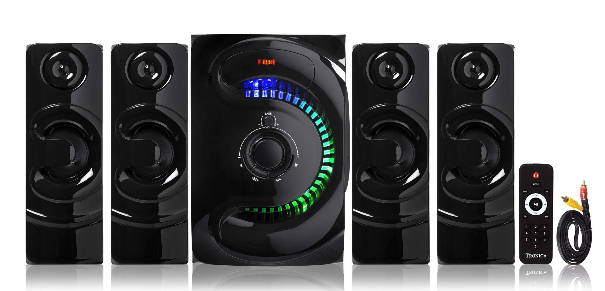 90W BT444 4.1 Channel Home Theater System/Bluetooth/USB/FM/AUX/TV Support + 6" Subwoofer & Remote
