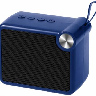10W Mini Bluetooth Speaker with Pristine Sound, 8 Hours Playtime, Multi-Playback Modes-BT5.4/TF Card/USB, Front Metal Grill, Type-C Fast Charging, Multi-Function Control Buttons (Blue)