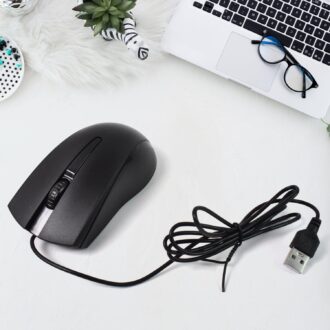 Computer/Laptop Wired Optical Mouse, X2 (1 Pc)