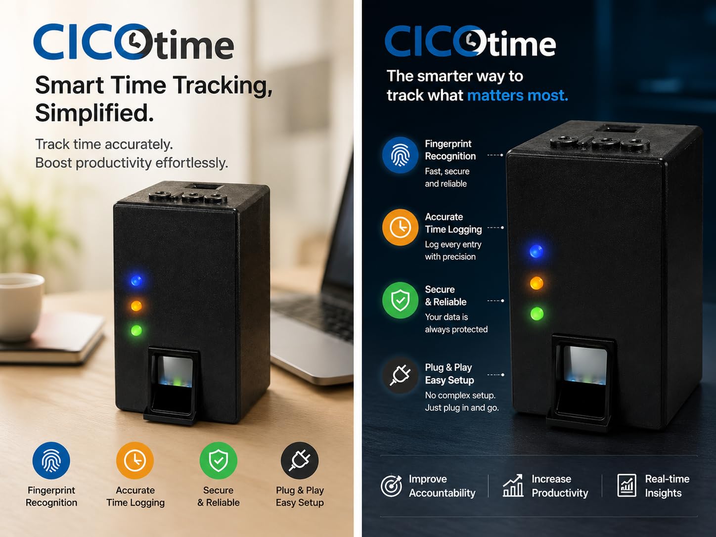 CICO Time Fingerprint Attendance Device - Image 4