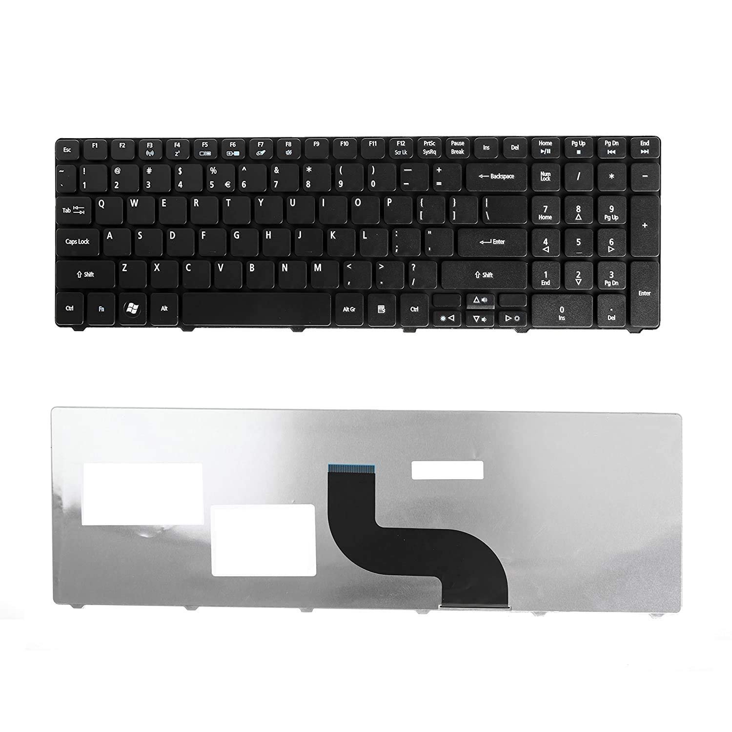 Generic Laptop Keyboard Compatible for Gateway NE522 NE722 NV570P NE51B NE56R NE71B Series