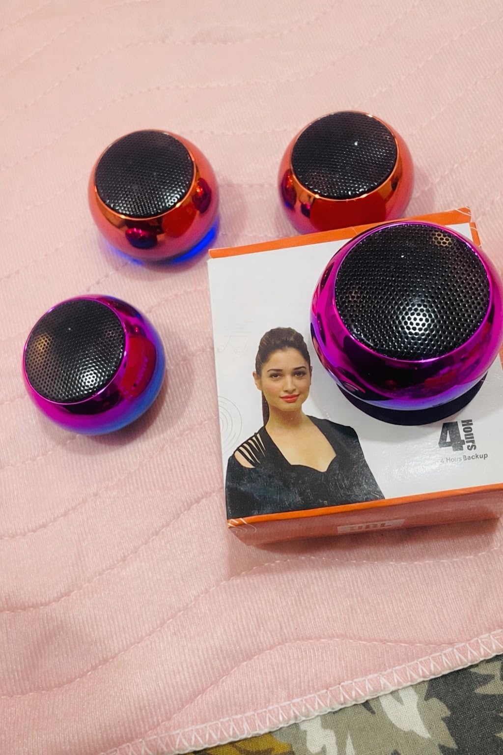 JB.L Mini Bluetooth Speaker, Portable Wireless Speaker with Bluetooth Connectivity, Compact Size, Clear Stereo Sound, Rechargeable Speaker for Mobile Phones, Tablets & Laptops - Image 5