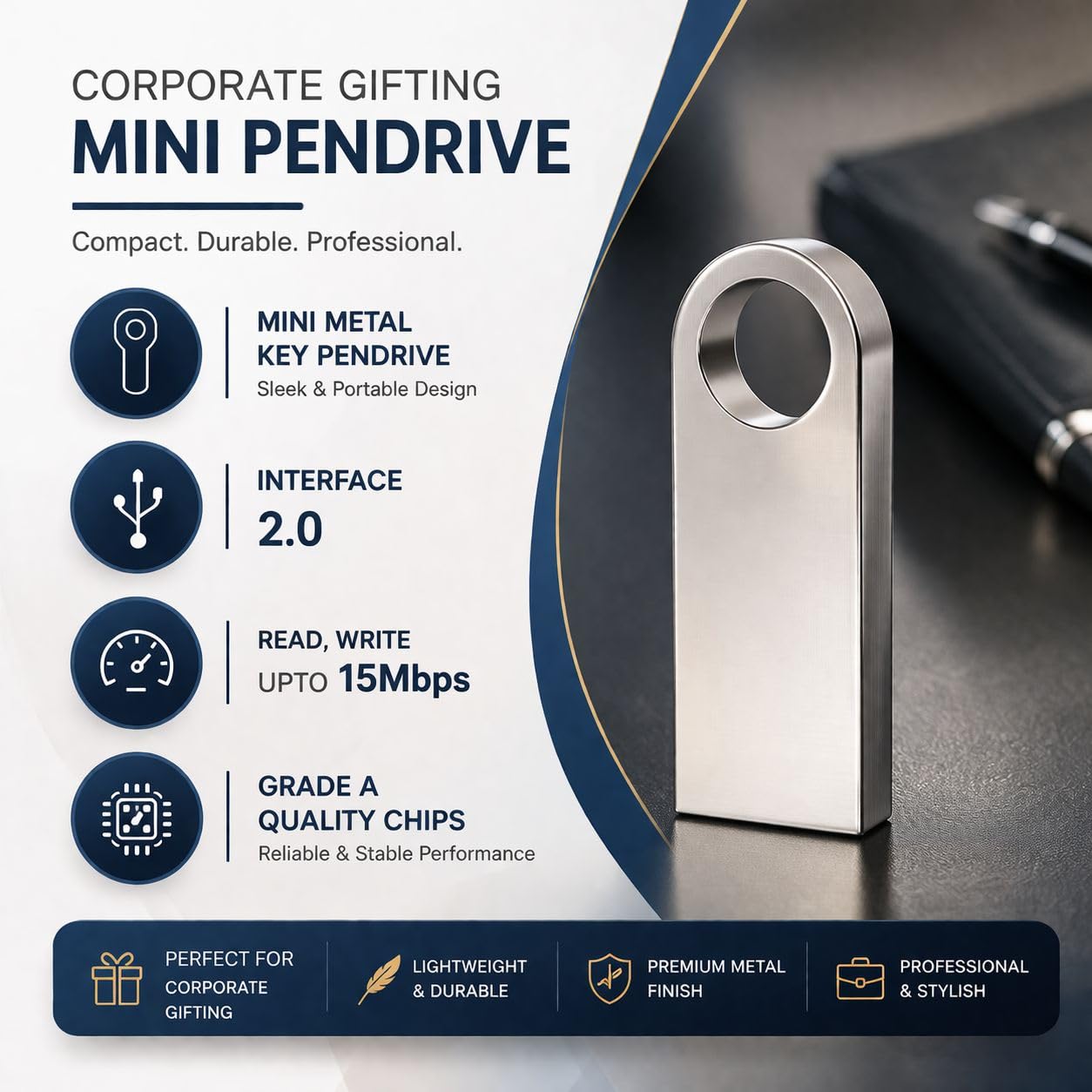 16GB Pen Drive USB 2.0 | Bulk & Wholesale Pendrive | Affordable Budget USB Flash Drive | Ideal for Corporate Gifting, Office, Students & Daily Use - Image 2