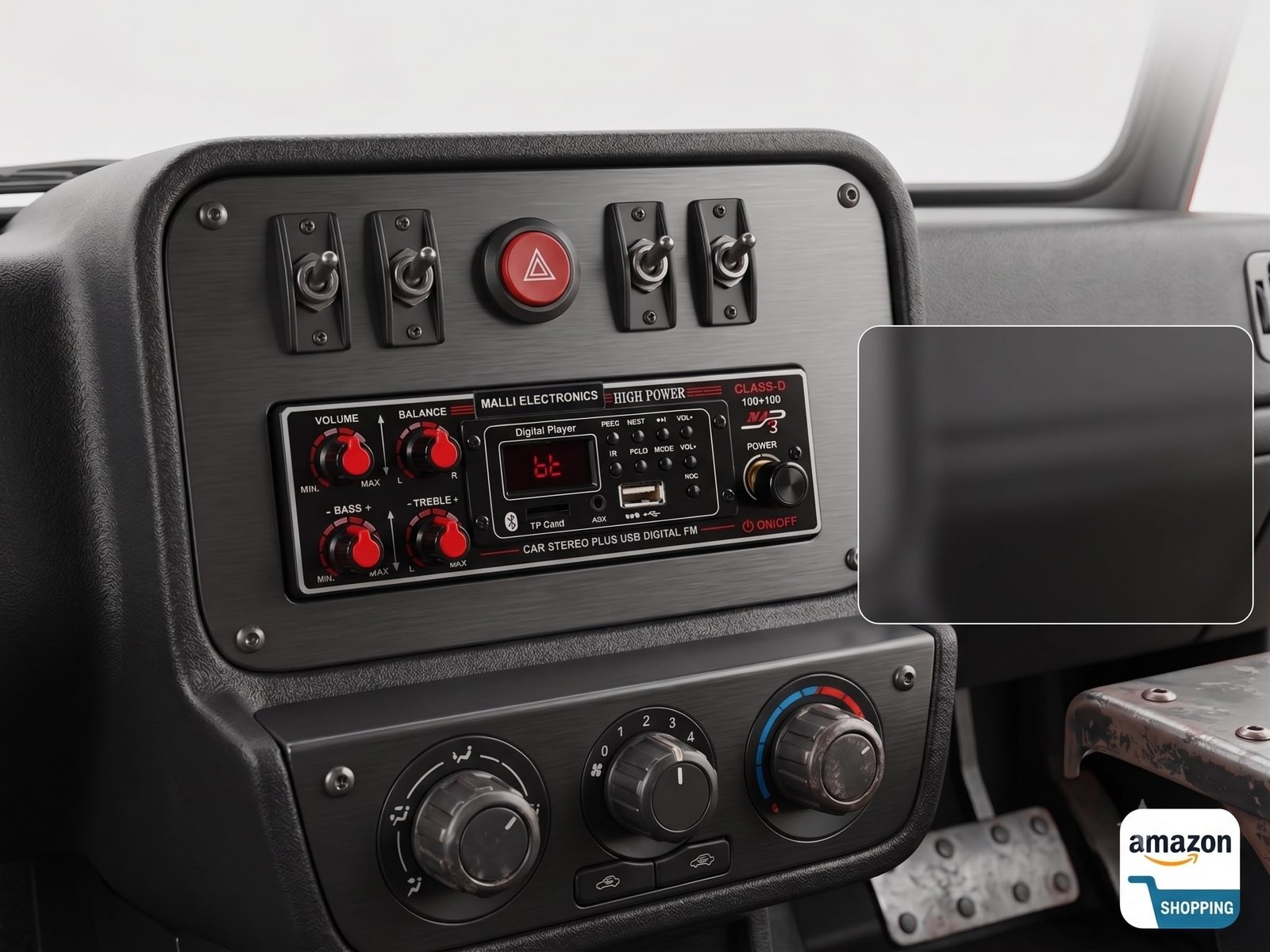 Digital Stereo Amplifier 2000 with USB, SD Card, FM & AUX - Image 5