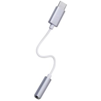 Type C to 3.5 mm Audio Jack Connector with DAC Headphone Converter Adapter Compatible with Type C Smartphones, Tablets, Laptops
