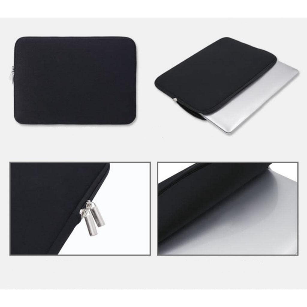 LR Decor Sleeve Storage Bag for Laptop Protective Travel Portable Nylon Pouch Black - Image 6