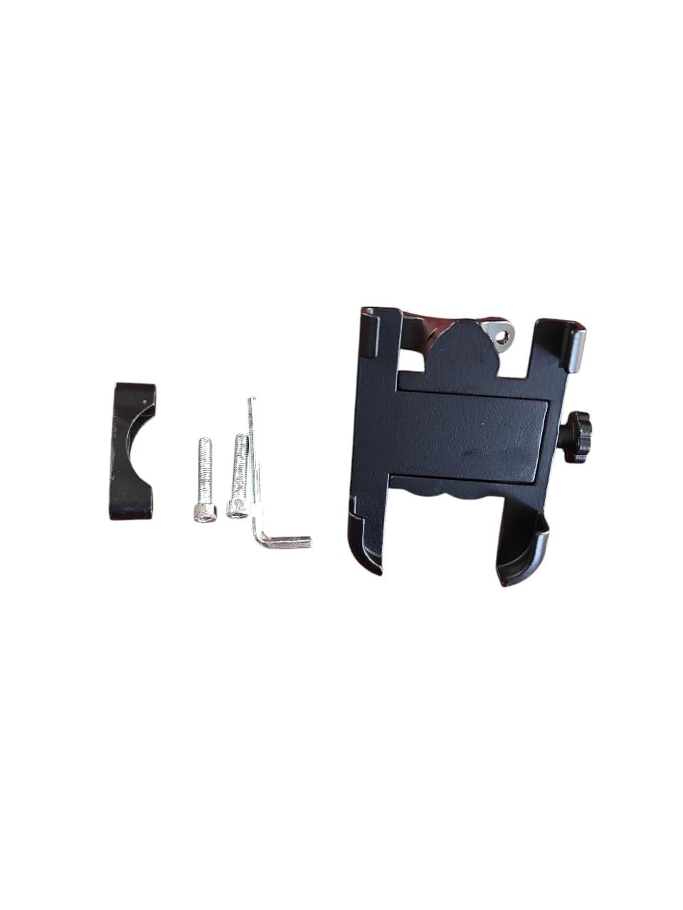 Bike Mobile Stand Holder, Universal Phone Mount for Bicycle Handlebar, Black, with Mounting Screws and Allen Key (7) - Image 2